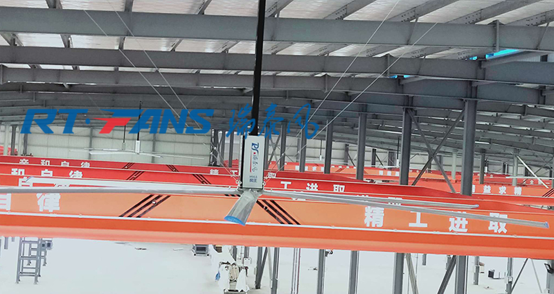 汽車4s店降溫工業(yè)風扇安裝