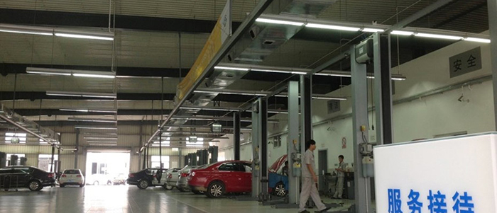 汽車車間環(huán)?？照{(diào)番禺4S店維保車間案例