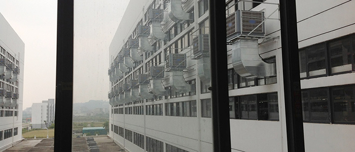小家電廠東保集團(tuán)環(huán)?？照{(diào)安裝案例