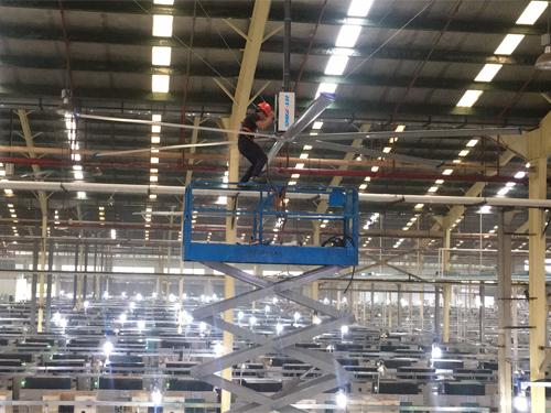 CNC機加工通風降溫案例