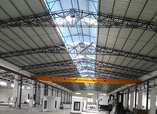 大型廠房大吊扇安裝，瑞泰風工業(yè)大吊扇專業(yè)解決廠房車間高溫難題